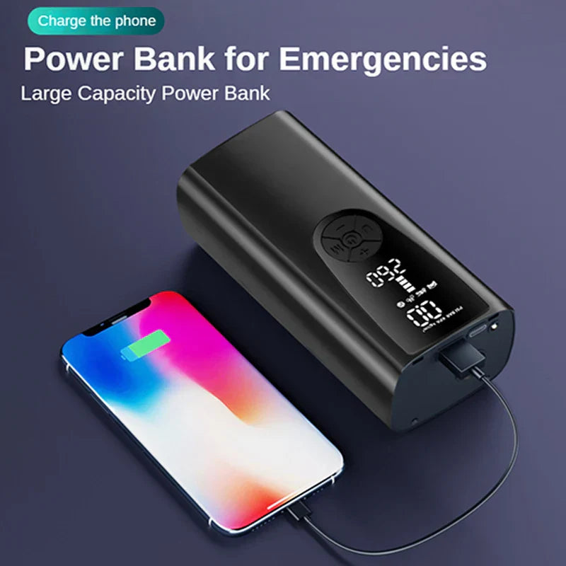 8000mAh سيارة مضخة هواء كهربائية صغيرة 150PSI الإطارات اللاسلكية نفخ انكماش نافخة مضخة ضاغط الهواء للدراجات النارية دراجة